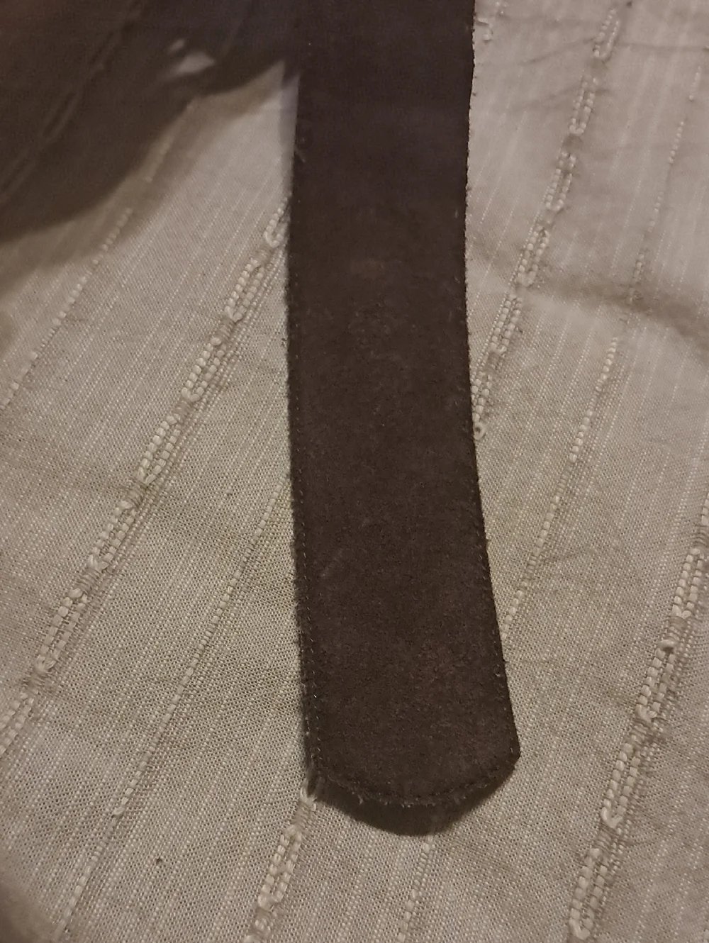 MIOR Brown Suede Leather Belt with Gold/Brass Buckle Wide Boho Festival Western